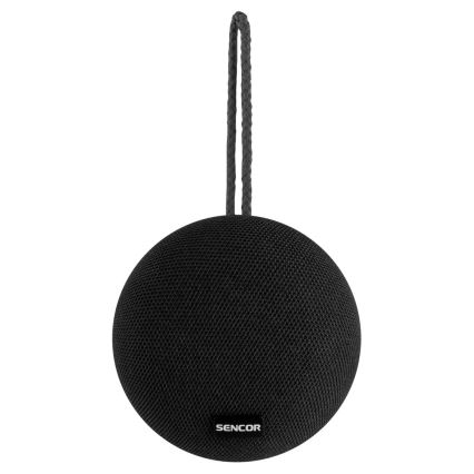 Sencor - Бездротовий динамік 3W 800 mAh IPX4 чорний