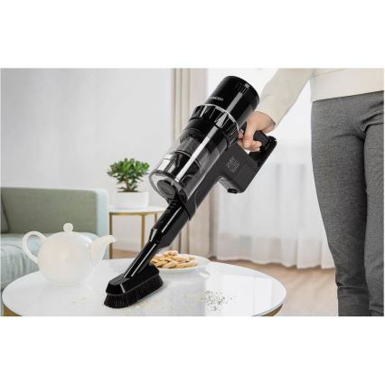 Sencor - Бездротовий стрижневий пилосос 2в1 250W/2200 mAh чорний