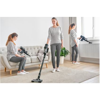 Sencor - Бездротовий стрижневий пилосос 2в1 250W/2200 mAh чорний