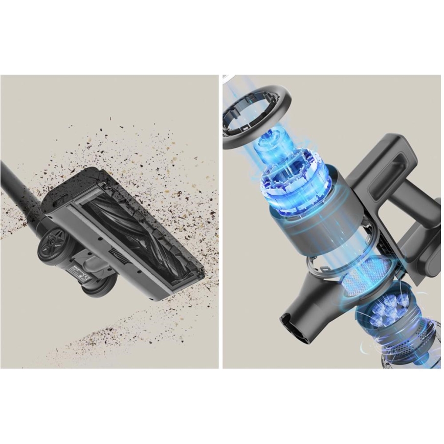 Sencor - Бездротовий вертикальний пилосос 2 в 1 200 Вт/2600 мА·год чорний