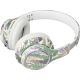 Sencor - Бездротові навушники з мікрофоном 3,7V/400 mAh зелений/білий
