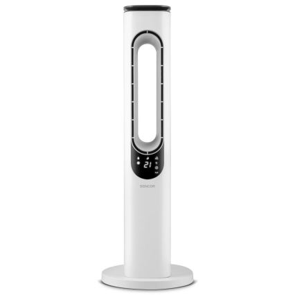 Sencor - Bladeless tower вентилятор 50W/230V белая + дистанционное управление