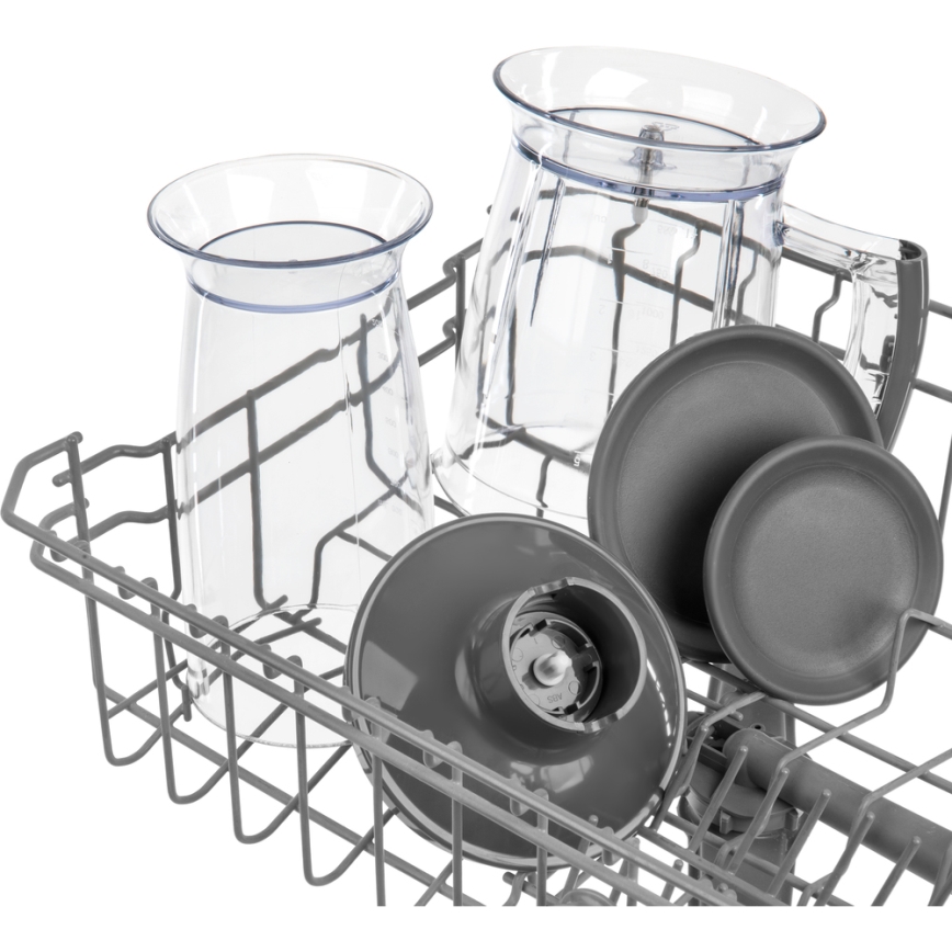 Sencor - Блендер 4в1 1200W/230V нержавіюча сталь/фіолетовий