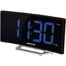 Sencor - Будильник с LED-дисплеем 1,5W/1xCR2032/5V черный