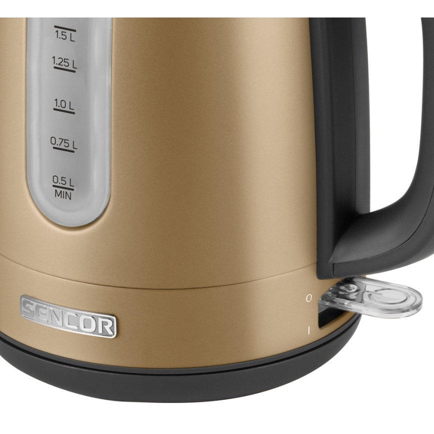 Sencor - Чайник 1,7 л. 2150W/230V золотой