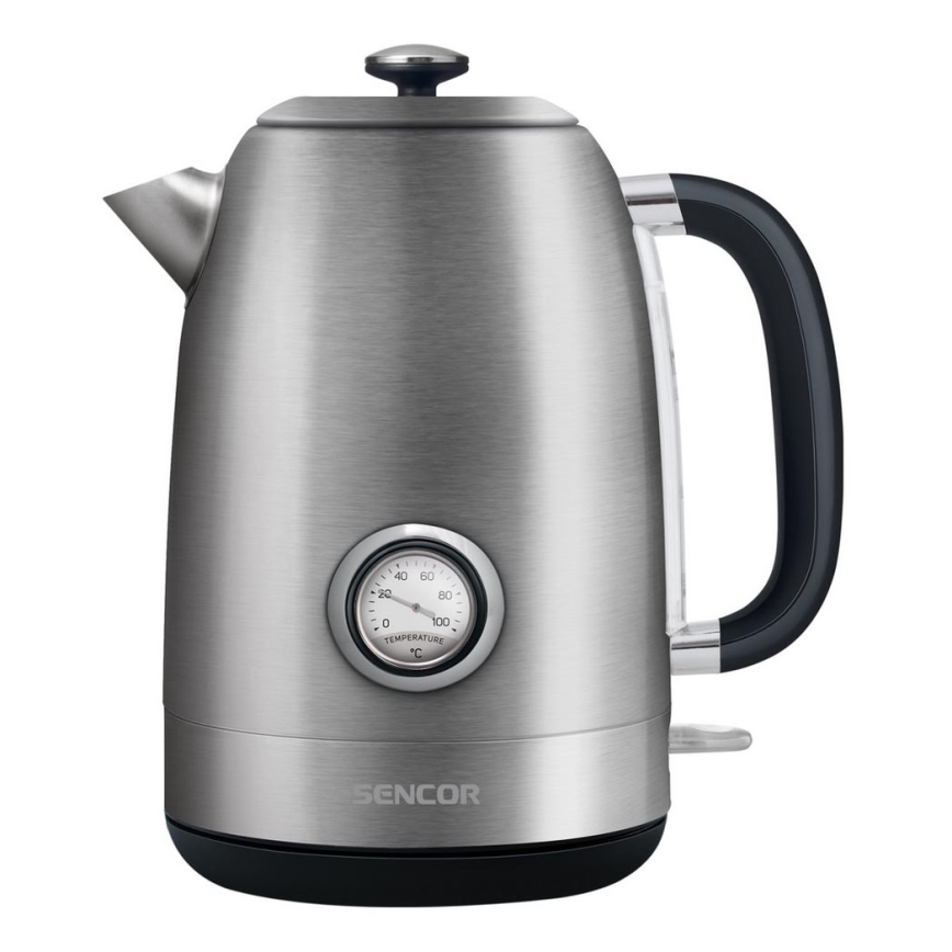 Sencor - Чайник 1,7 л. 2200W/230V нержавеющая сталь