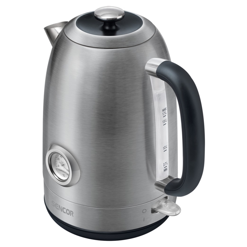 Sencor - Чайник 1,7 л. 2200W/230V нержавеющая сталь