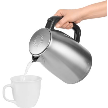 Sencor - Чайник с регулятором температуры 1,7 л. 2200W/230V нержавеющая сталь