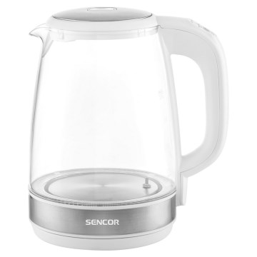 Sencor - Чайник с регулятором температуры 2 л. 2200W/230V белый