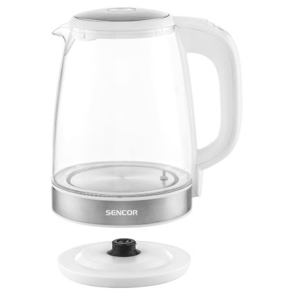 Sencor - Чайник с регулятором температуры 2 л. 2200W/230V белый