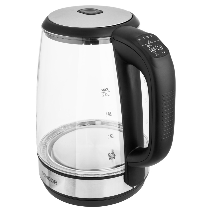 Sencor - Чайник с регулятором температуры 2 л. 2200W/230V