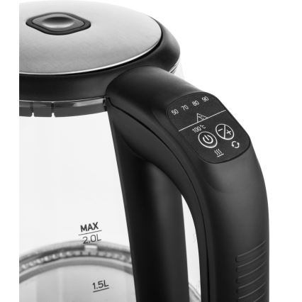 Sencor - Чайник с регулятором температуры 2 л. 2200W/230V