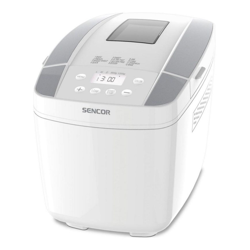 Sencor - Хлебопечка с LCD-дисплеем 800W/230V