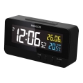 Sencor - Цифровые часы с будильником и термометром 230V/1xCR2032