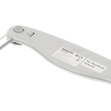 Sencor - Цифровые напольные весы с ЖК-дисплеем 1xCR2032