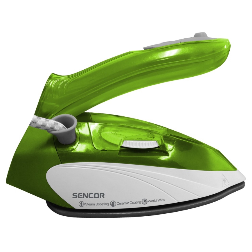 Sencor - Дорожный паровой утюг 1100W/115V/230V зеленый