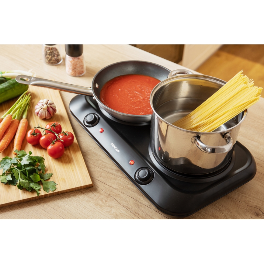 Sencor - Двойная стеклокерамическая плита 2400W/230V