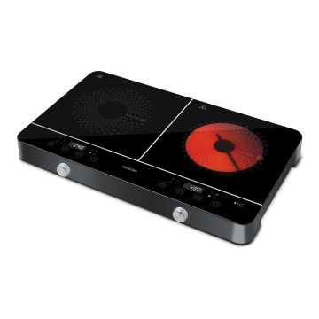 Sencor - Двозонна індукційна плита з LCD дисплеєм 3400W/230V