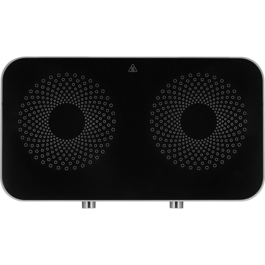 Sencor - Двоконфоркова склокерамічна плита з LCD-дисплеєм 3500 Вт/230 В