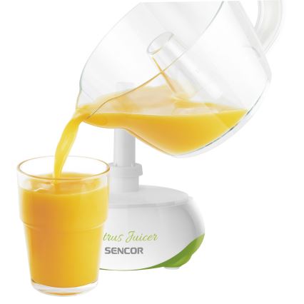 Sencor - Электрическая соковыжималка 0,7 л 40W/230V белый/зеленый