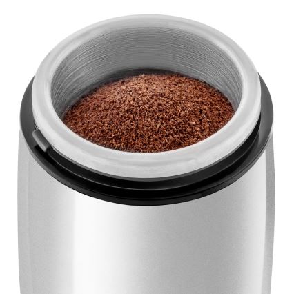 Sencor - Электрическая кофемолка 60 г 150W/230V белый/матовый хром