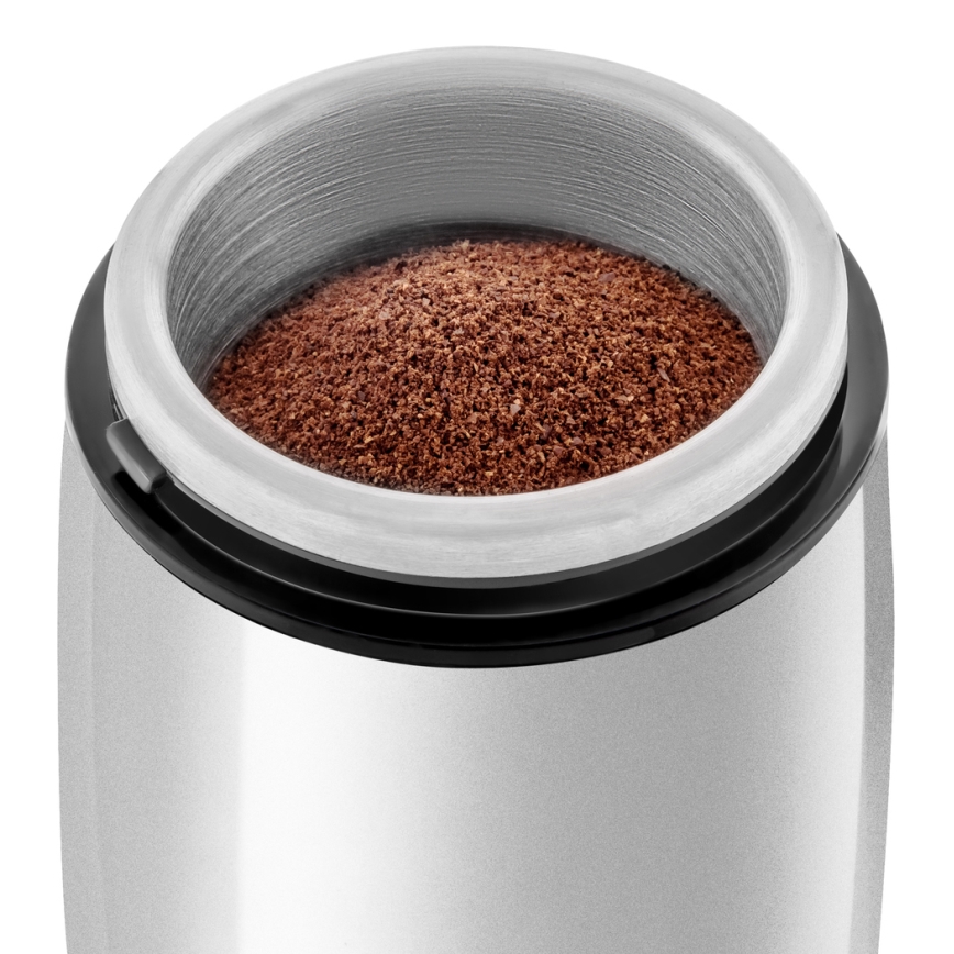 Sencor - Электрическая кофемолка 60 г 150W/230V белый/матовый хром