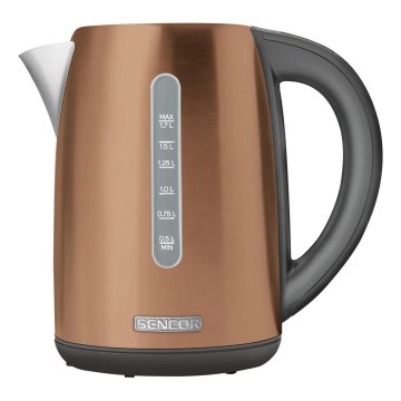 Sencor - Электрический чайник с терморегуляцией 1,7 л 2150 Вт/230 В медный