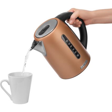 Sencor - Электрический чайник с терморегуляцией 1,7 л 2150 Вт/230 В медный