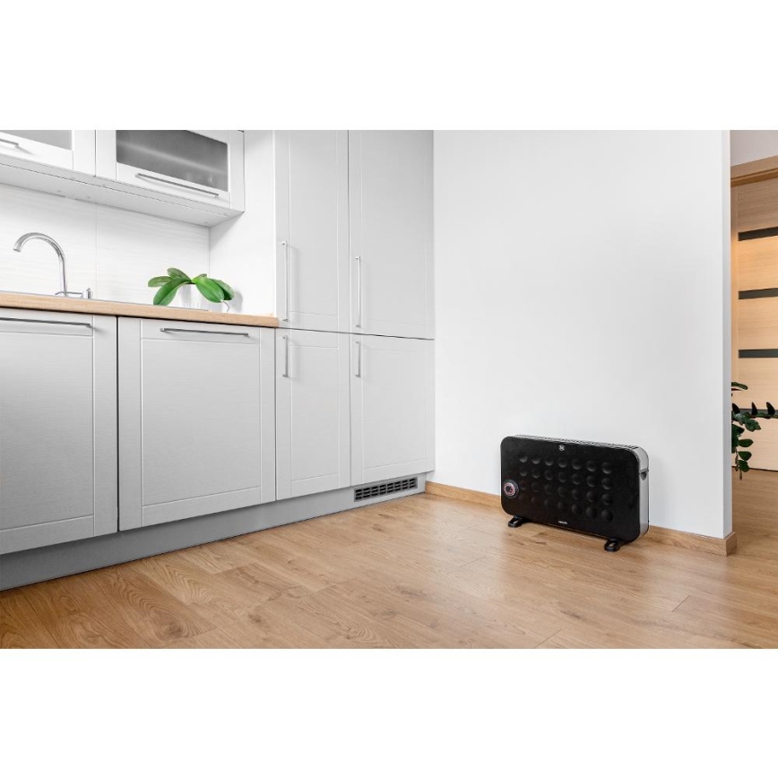 Sencor - Электрический конвектор 750/1250/2000W/230V термостат IP24 черный