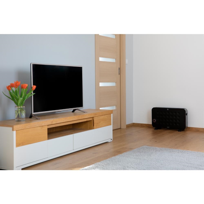 Sencor - Электрический конвектор 750/1250/2000W/230V термостат IP24 черный
