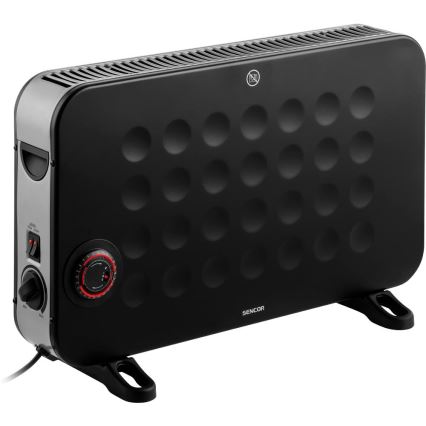 Sencor - Электрический конвектор 750/1250/2000W/230V термостат IP24 черный