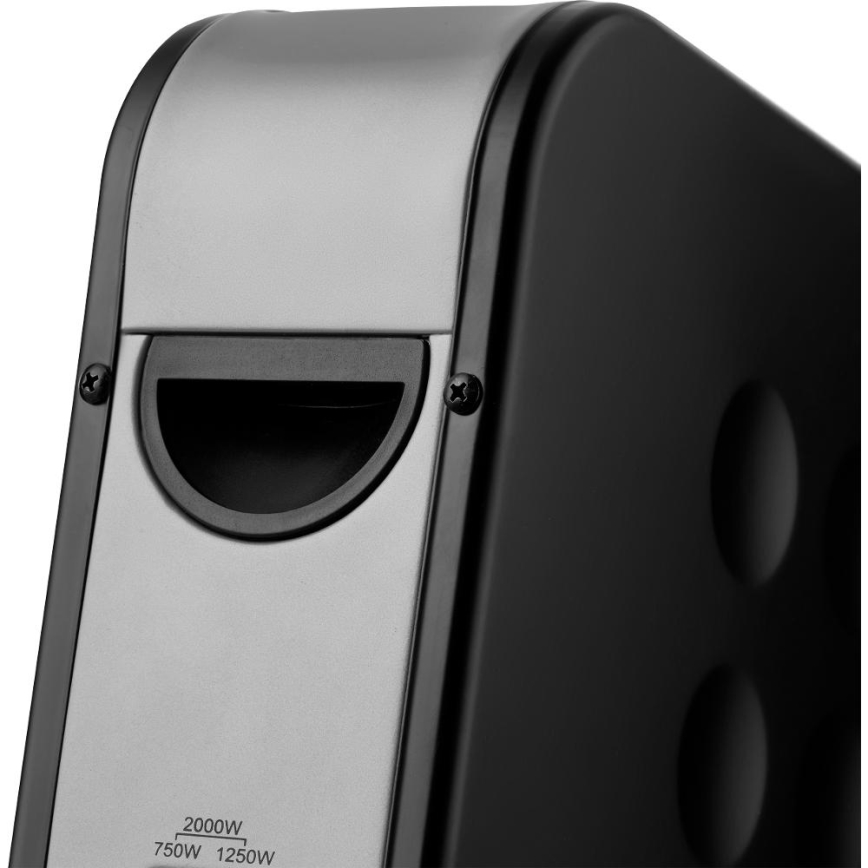 Sencor - Электрический конвектор 750/1250/2000W/230V термостат IP24 черный