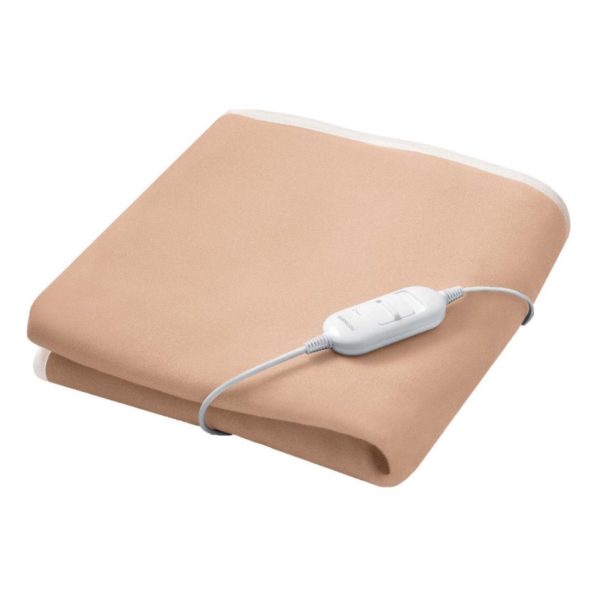Sencor - Электрическое одеяло 60 Вт/230 В 150x80 см бежевое