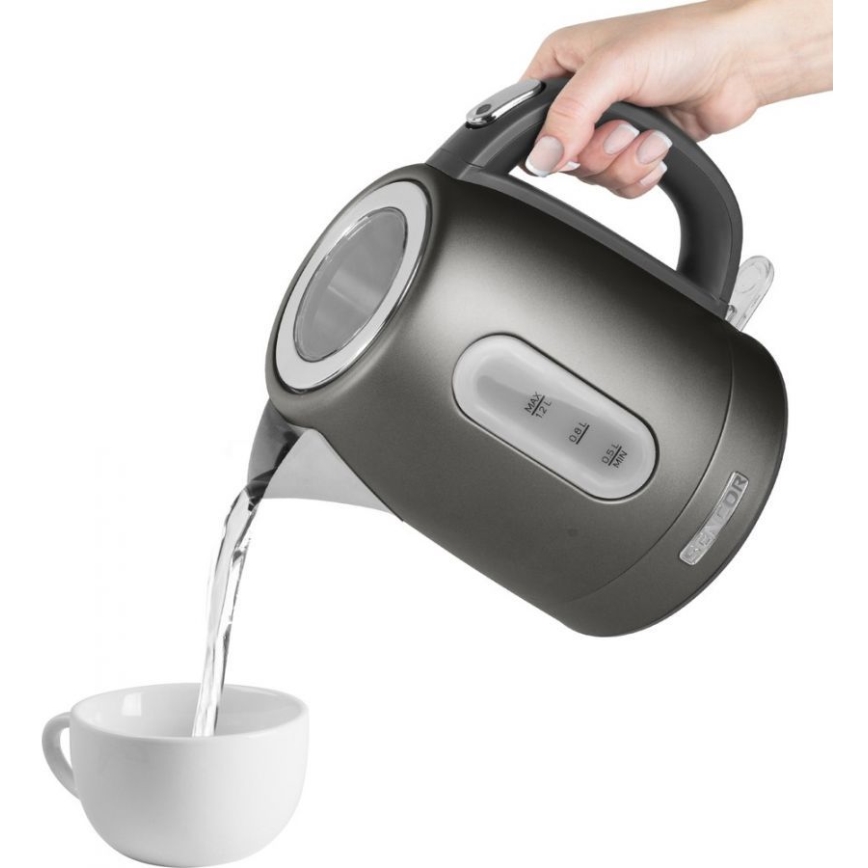 Sencor - Електричний чайник 1,2 л 2150 Вт/230 В антрацит