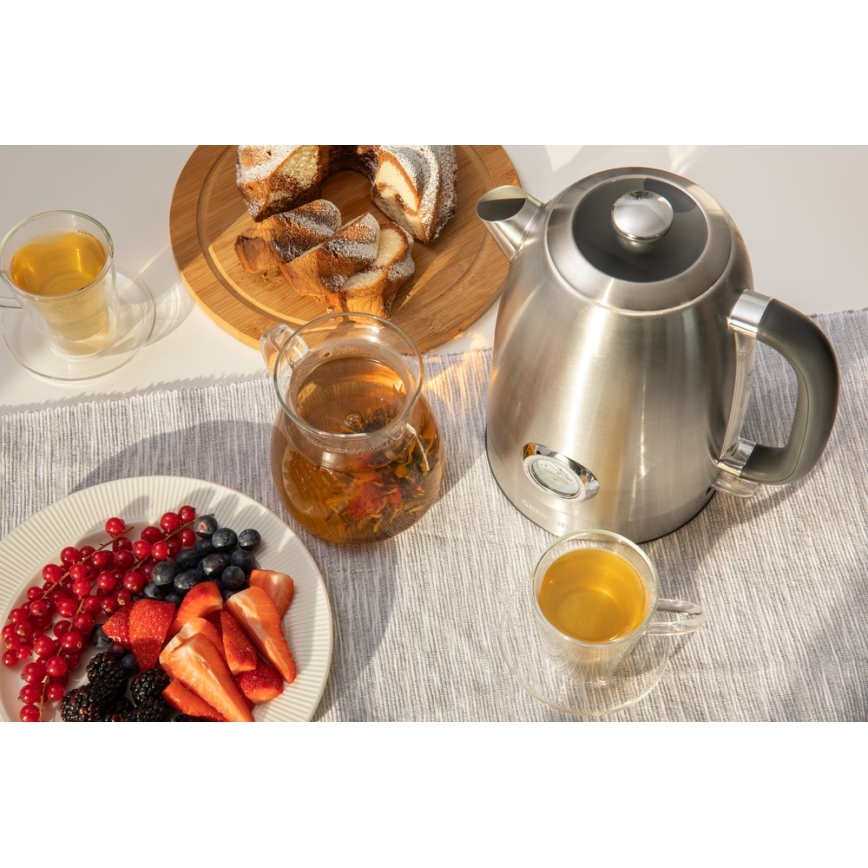 Sencor - Електричний чайник 1,7 л 2200W/230V нержавіюча сталь