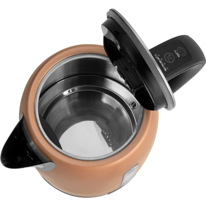 Sencor - Електричний чайник з терморегуляцією 1,7 л 2150 Вт/230 В мідний