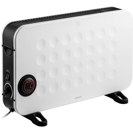 Sencor - Електричний прямий обігрівач/конвектор 750/1250/2000 Вт з термостатом
