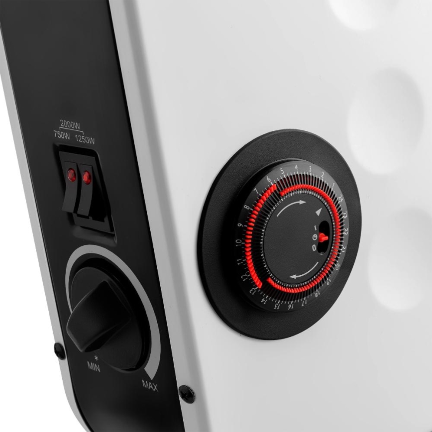 Sencor - Електричний прямий обігрівач/конвектор 750/1250/2000 Вт з термостатом