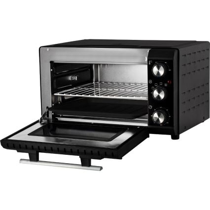 Sencor - Електрична духовка 20 л 1650W/230V чорний