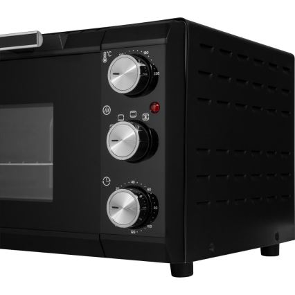 Sencor - Електрична духовка 20 л 1650W/230V чорний