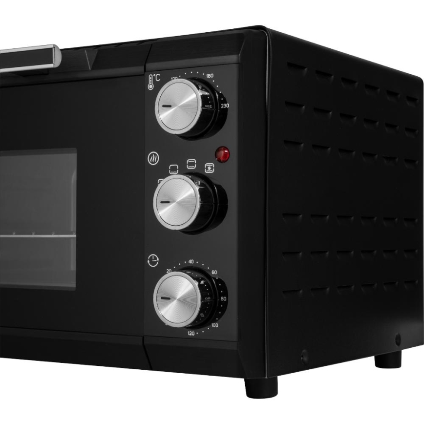 Sencor - Електрична духовка 20 л 1650W/230V чорний