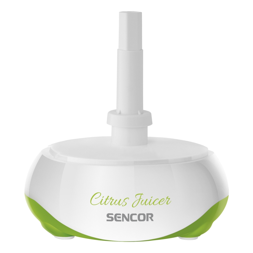 Sencor - Електрична соковижималка для цитрусових 0,7 л 40W/230V білий/зелений