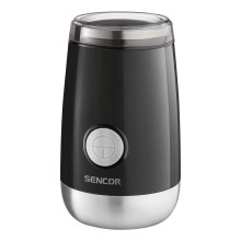Sencor - Електрична кавомолка для зернової кави 60 г 150W/230V чорний/хром