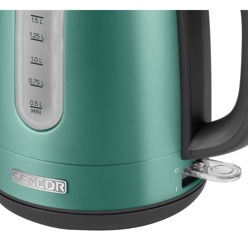 Sencor - Електричний чайник 1,7 л 2150W/230V бірюзовий