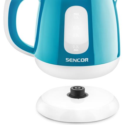 Sencor - Електрочайник 1 л 1100W/230V бірюзовий