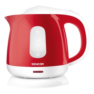 Sencor - Електрочайник 1 л 1100W/230V червоний