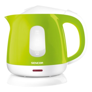 Sencor - Електрочайник 1 л 1100W/230V зелений