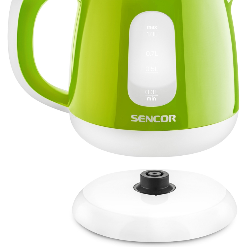 Sencor - Електрочайник 1 л 1100W/230V зелений