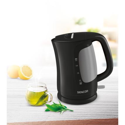 Sencor - Електрочайник 2,5 л 2200W/230V чорний