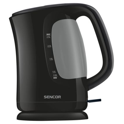 Sencor - Електрочайник 2,5 л 2200W/230V чорний